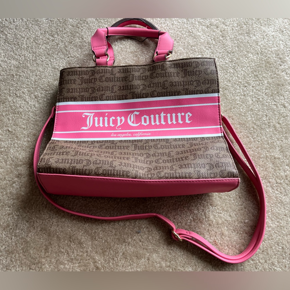 Juicy Couture Billboard Tote Brown/Pink